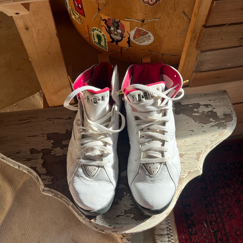Jordan 7 “Cardinal” sz 10.5 - Picture 2 of 6